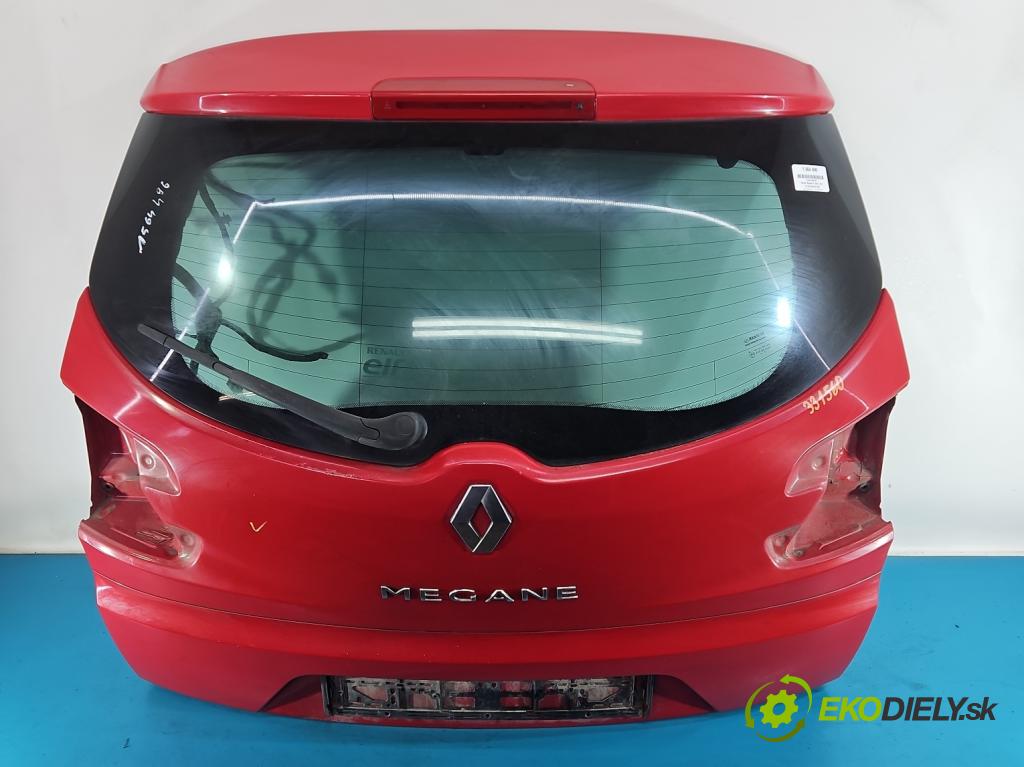 Renault Megane III 2008-2016 1.9 dci 131 HP manual 96 kW 1870 cm3 5- zadna kufor  (Kapota zadná (kufor))