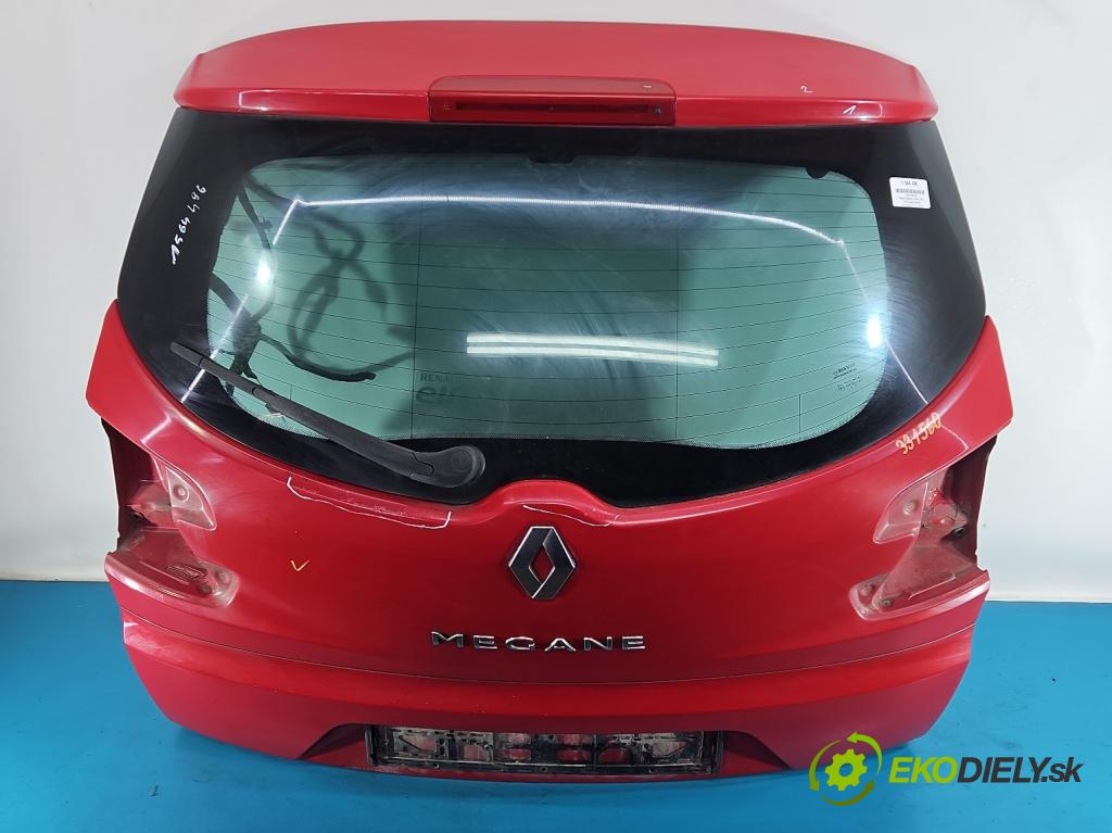 Renault Megane III 2008-2016 1.9 dci 131 HP manual 96 kW 1870 cm3 5- zadna kufor  (Kapota zadná (kufor))