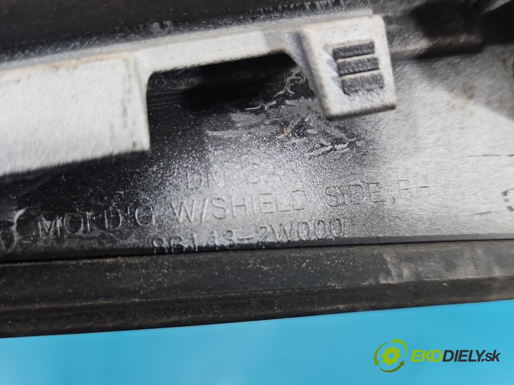 Hyundai Santa Fe III 2012–2018 2.4 GDI 190 HP automatic 140 kW 2359 cm3 5- lišta Okna: čelné: pravé 86143-2W000