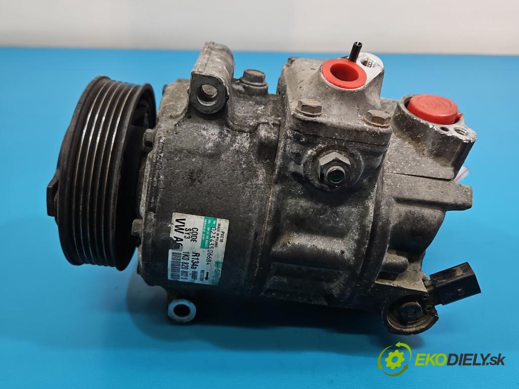 Vw Passat B6 2005-2010 2.0 tdi 140 HP manual 103 kW 1968 cm3 5- Kompresor: klimatizácie 1K0820803S (Kompresor klimatizácie)