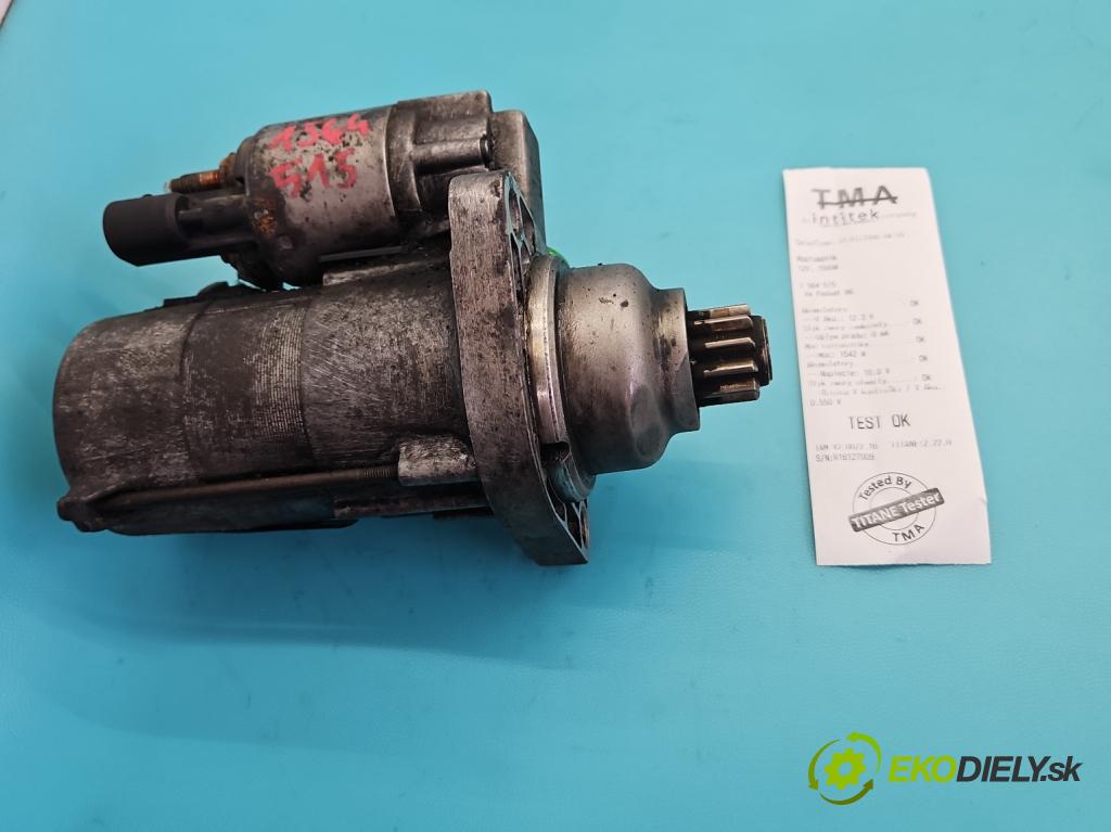 Vw Passat B6 2005-2010 2.0 tdi 140 hp manual 103 kW 1968 cm3 5- startér: TS18E3 (Startér)