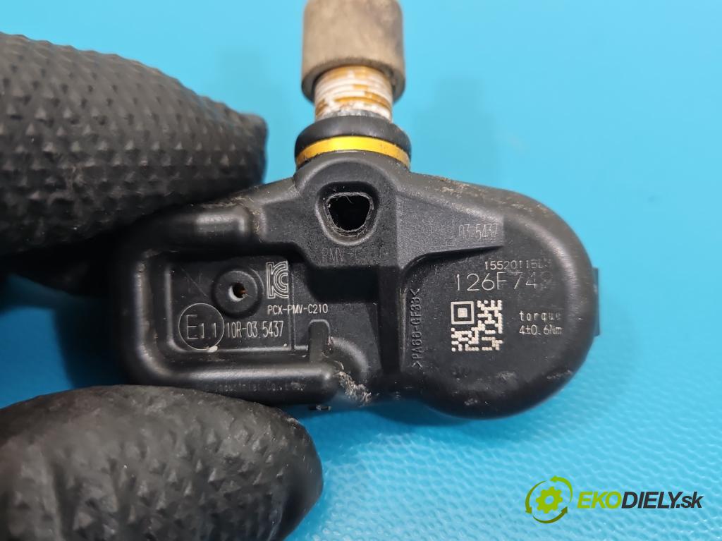 Toyota Rav4 IV 2013-2018 2.0 D4D 124 hp manual 91 kW 1998 cm3 5- snímač tlaku pneumatika E1110R-035437 (Snímač tlaku v pneumatice)