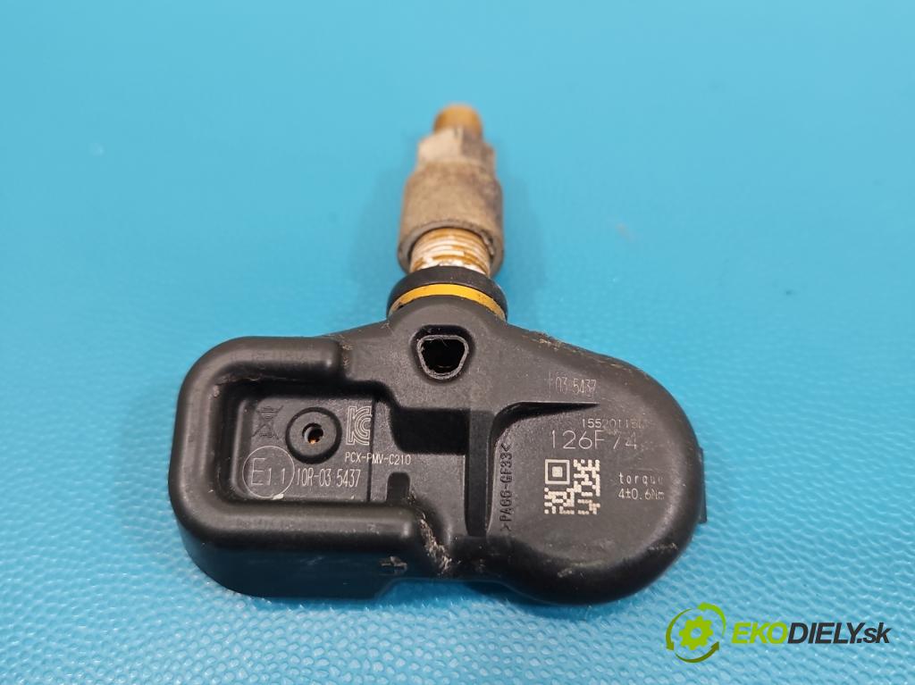 Toyota Rav4 IV 2013-2018 2.0 D4D 124 hp manual 91 kW 1998 cm3 5- snímač tlaku pneumatika E1110R-035437 (Snímač tlaku v pneumatice)