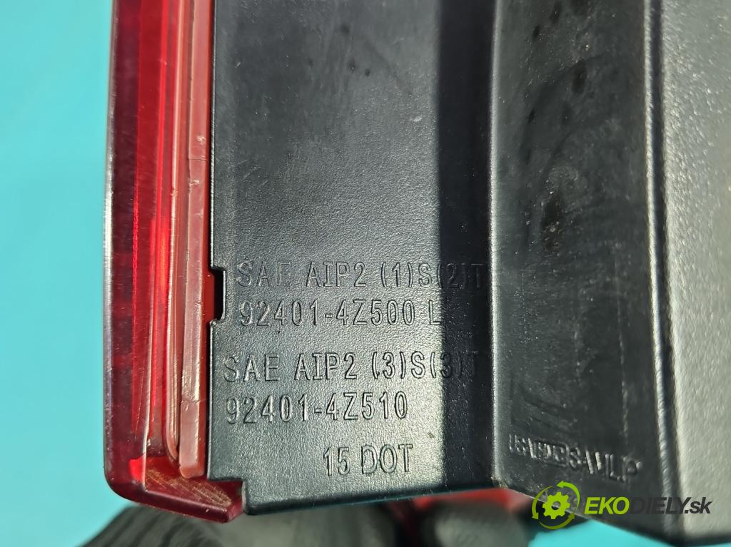 Hyundai Santa Fe III 2012–2018 2.4 GDI 190 HP automatic 140 kW 2359 cm3 5- svetlo / reflektor zadné ľavé 92401-4Z500L (Kľučka dverí ostatné)