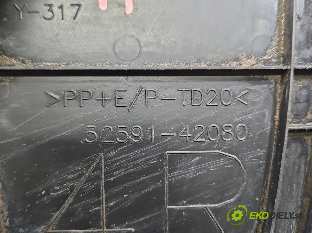 Toyota Rav4 IV 2013-2018 2.0 D4D 124hp manual 91 kW 1998 cm3 5- kryt plast 52591-42080