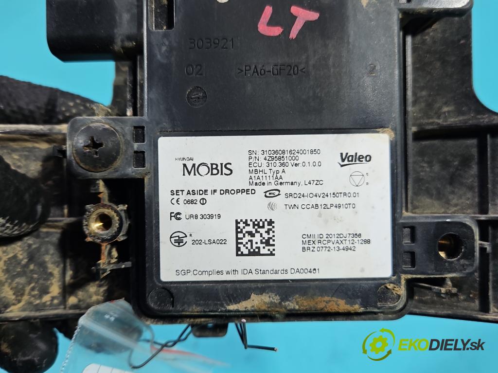 Hyundai Santa Fe III 2012–2018 2.4 GDI 190 HP automatic 140 kW 2359 cm3 5- riadiaca jednotka ostatné 4Z95851000