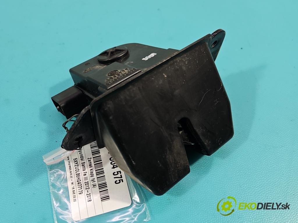 Hyundai Santa Fe III 2012–2018 2.4 GDI 190 HP automatic 140 kW 2359 cm3 5- zámok kufrové dvere zadné 81230-3Z000