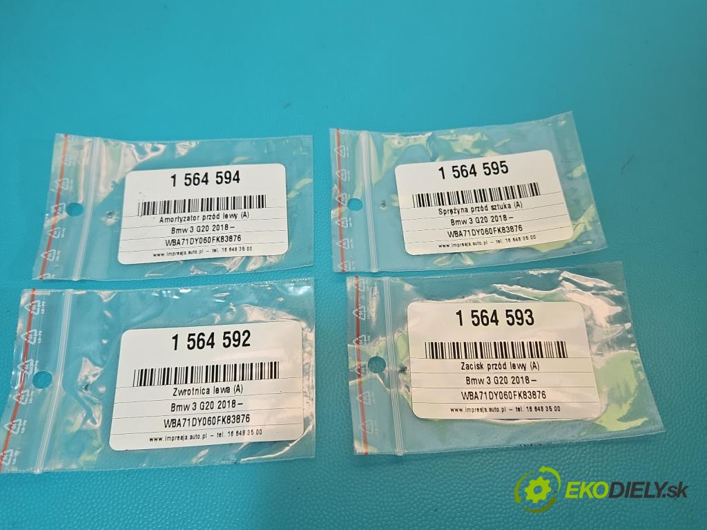 Bmw 3 G20 2018- 2.0 T 156 HP automatic 115 kW 1998 cm3 4- brzdič predné ľavý  (Kľučka dverí ostatné)