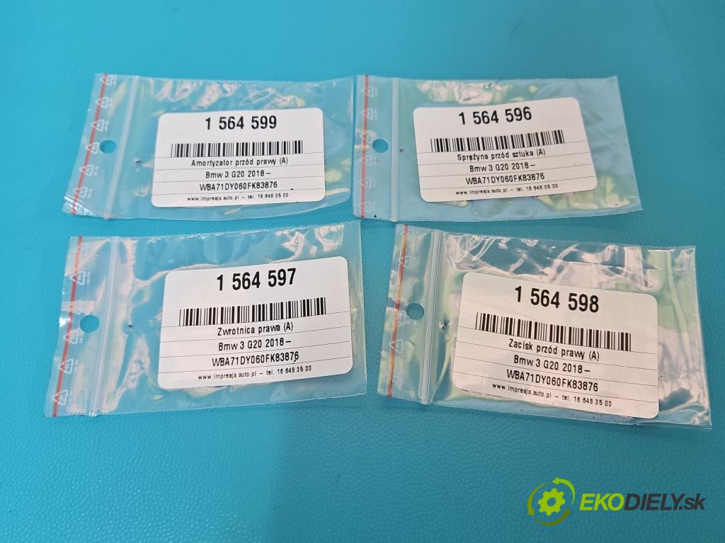 Bmw 3 G20 2018- 2.0 T 156 HP automatic 115 kW 1998 cm3 4- brzdič predné pravý  (Kľučka dverí ostatné)