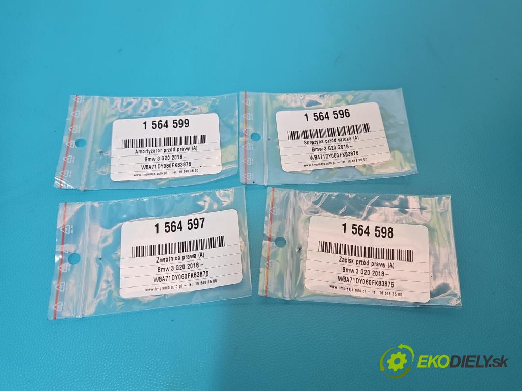 Bmw 3 G20 2018- 2.0 T 156 hp automatic 115 kW 1998 cm3 4- tlumič přední pravý  (Klika dveří ostatní)