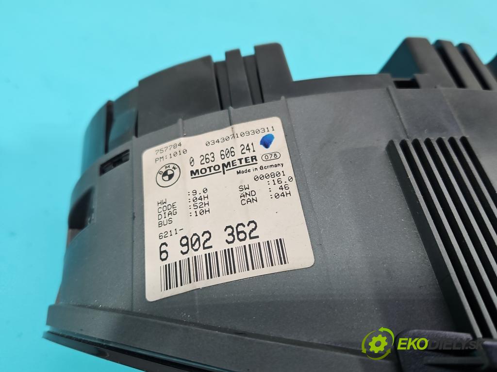 Bmw 3 E46 1998-2007 1.9 8V 118 HP manual 87 kW 1895 cm3 4- prístrojovka/ budíky 6902362 (Prístrojová doska)