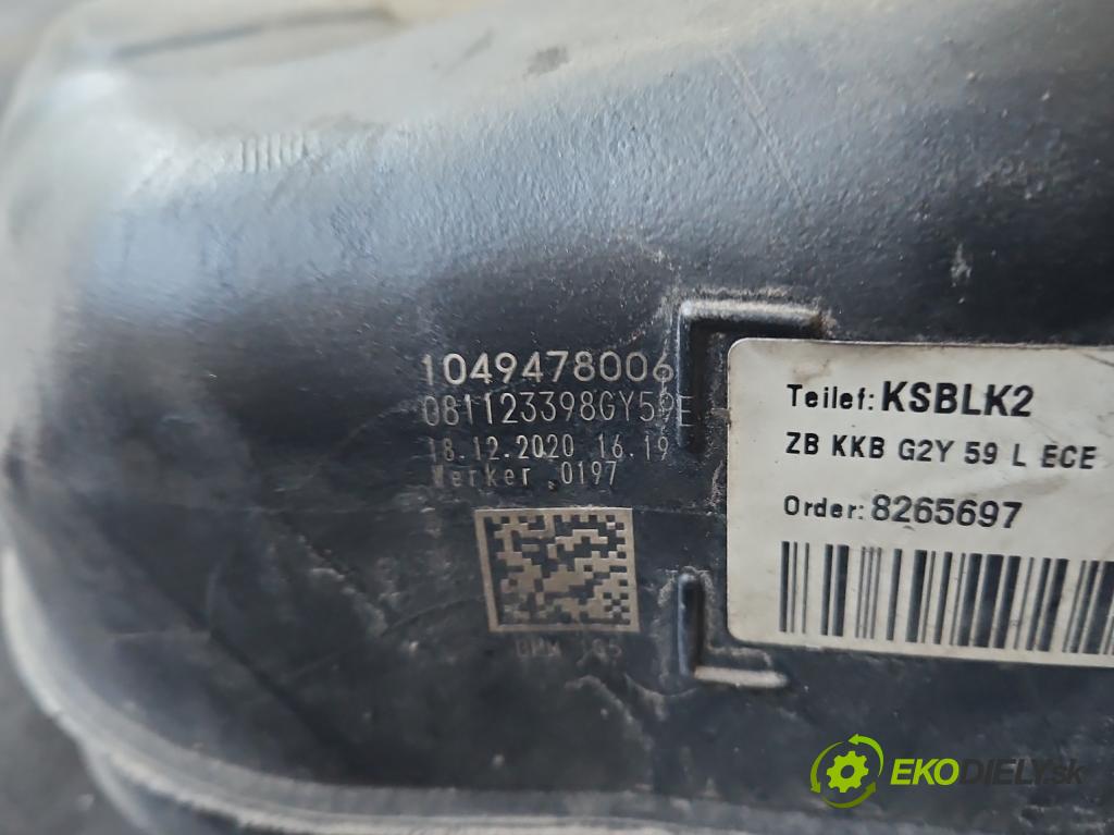 Bmw 3 G20 2018- 2.0 T 156 HP automatic 115 kW 1998 cm3 4- Nádrž: palivo 7449039 (Palivová nádrž)