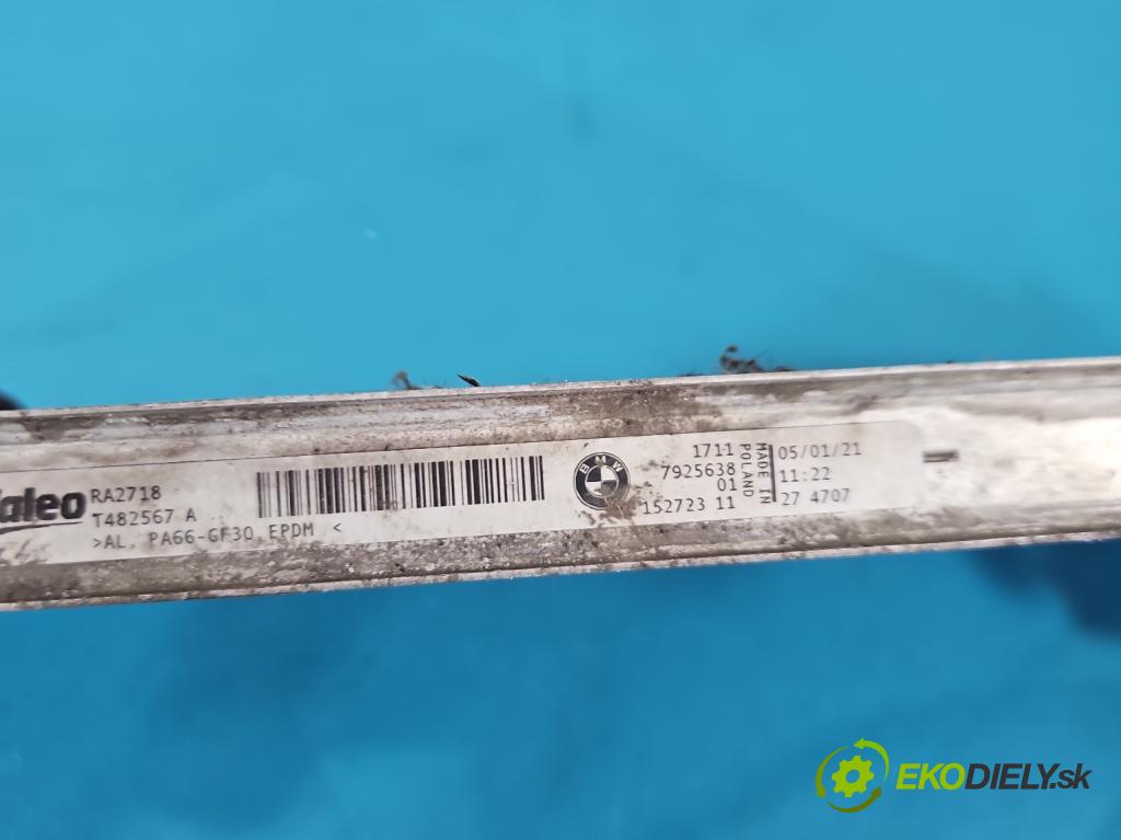 Bmw 3 G20 2018- 2.0 T 156 HP automatic 115 kW 1998 cm3 4- chladič voda: 7925638 (Chladič vody)