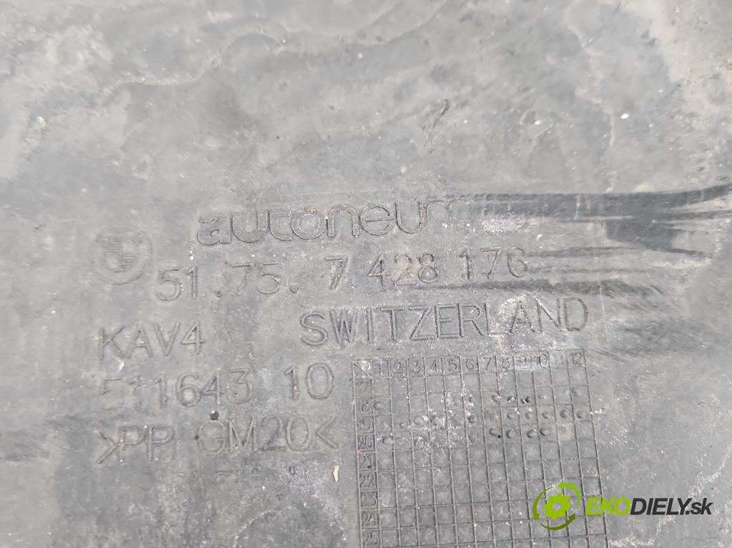 Bmw 3 G20 2018- 2.0 T 156 HP automatic 115 kW 1998 cm3 4- kryt motora dolní: 51757428176