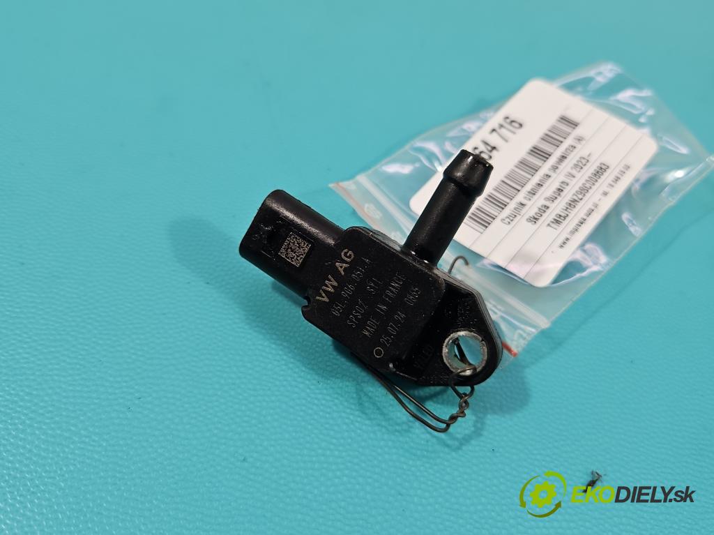 Skoda Superb IV 2023- 2.0 TDI 150 hp automatic 110 kW 1968 cm3 5- snímač tlaku vzduchu 05L906051A