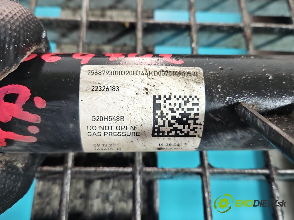 Bmw 3 G20 2018- 2.0 T 156 hp automatic 115 kW 1998 cm3 4- tlumič zadní pravý 22326183 (Tlumič zadní pravý)