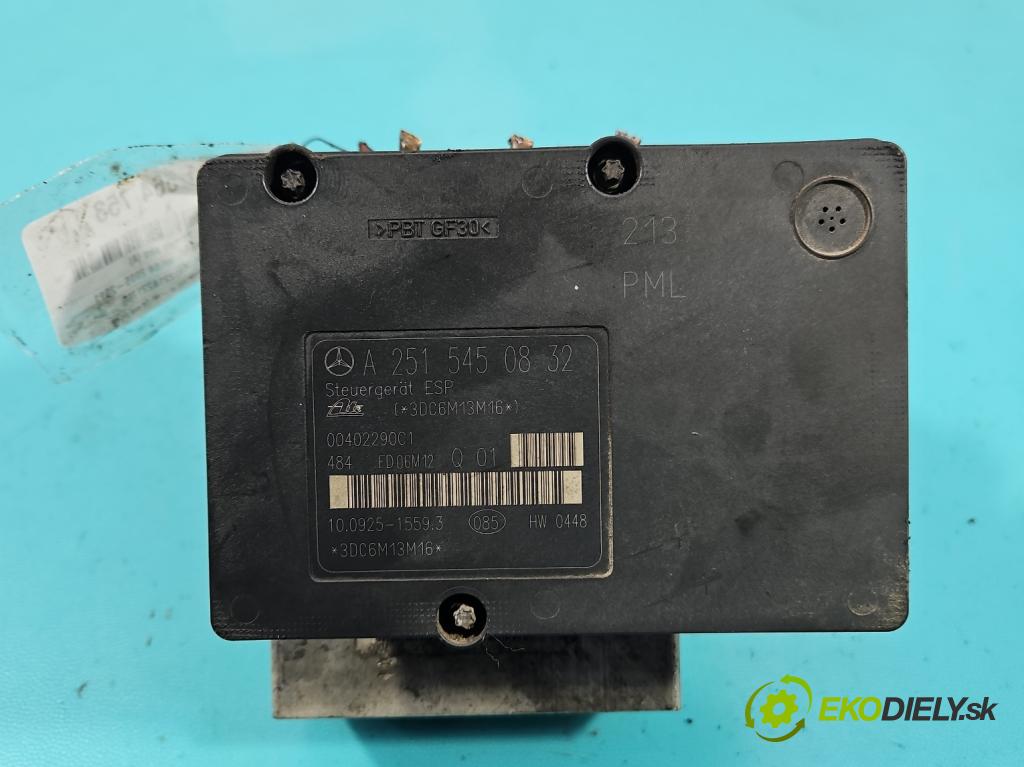 Mercedes ML W164 2005-2011 3.0 CDI V6 224hp automatic 165 kW 2987 cm3 5- čerpadlo abs A2515450832 (Pumpa ABS)