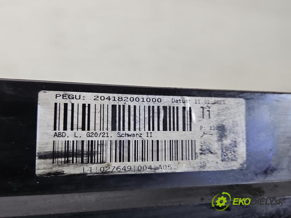 Bmw 3 G20 2018- 2.0 T 156 HP automatic 115 kW 1998 cm3 4- lišta práh: ľavé (Lišta prahová)