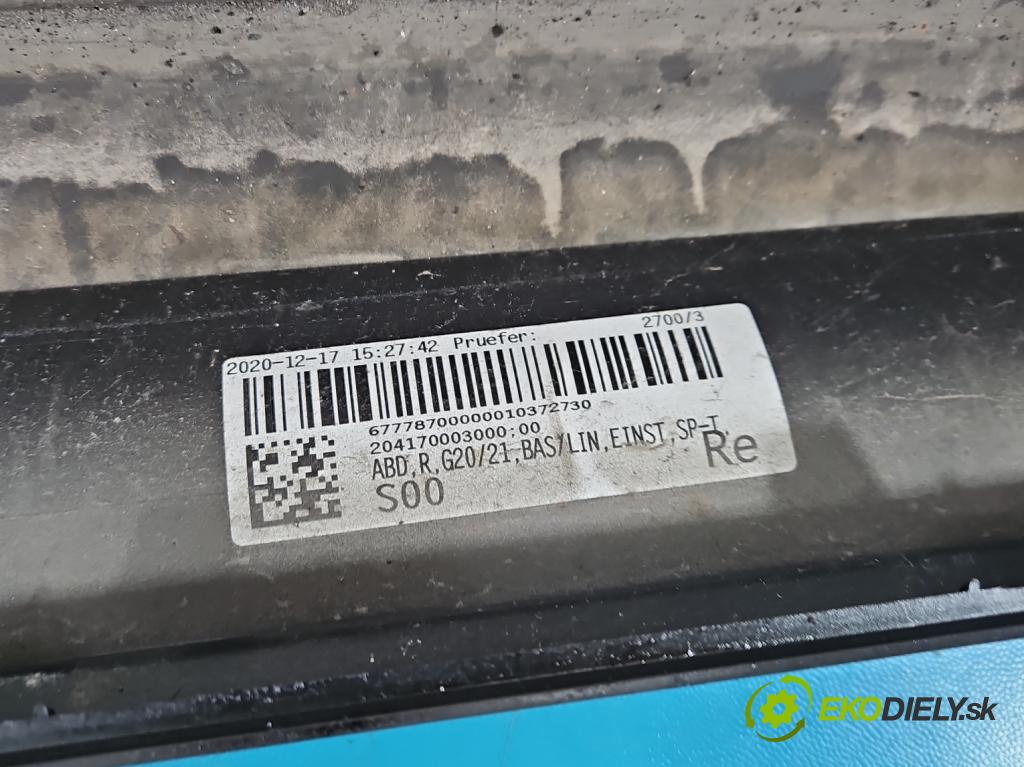 Bmw 3 G20 2018- 2.0 T 156 HP automatic 115 kW 1998 cm3 4- lišta práh: pravé  (Lišta prahová)