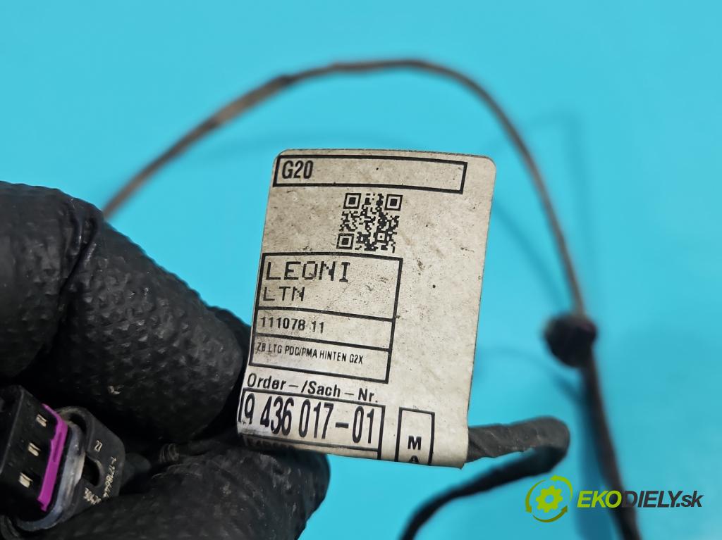 Bmw 3 G20 2018- 2.0 T 156 hp automatic 115 kW 1998 cm3 4- Balíček: nárazníku zadní 9436015