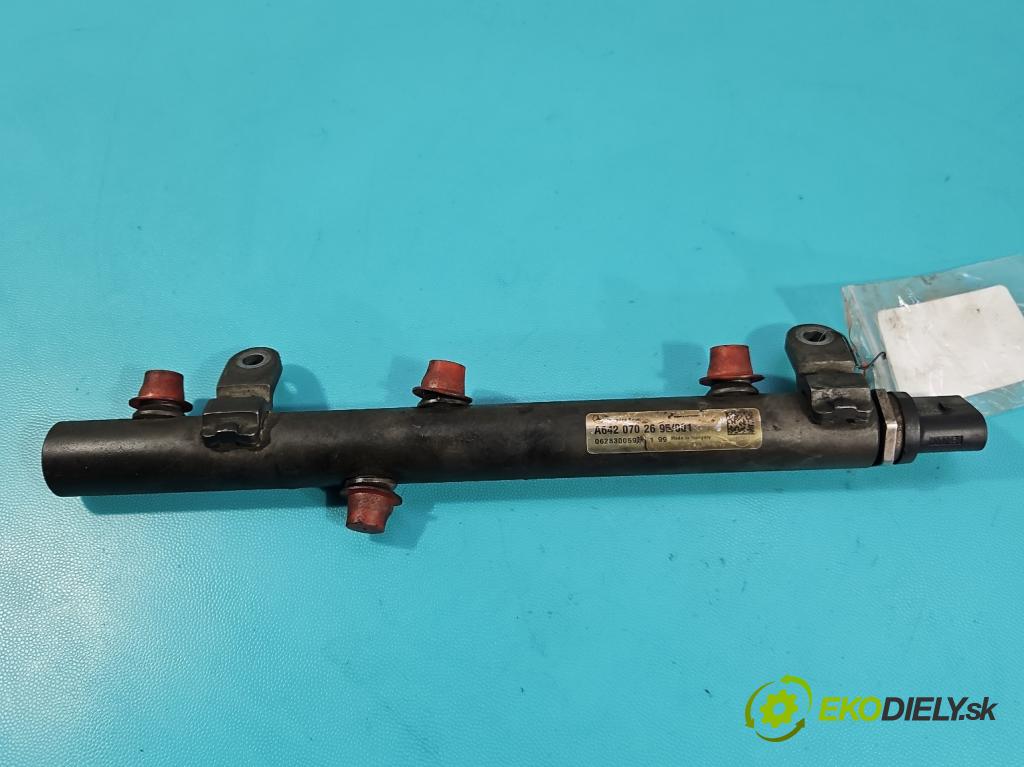 Mercedes ML W164 2005-2011 3.0 CDI V6 224 hp automatic 165 kW 2987 cm3 5- lišta vstřikovací A6420702695 (Vstřikovací lišta)