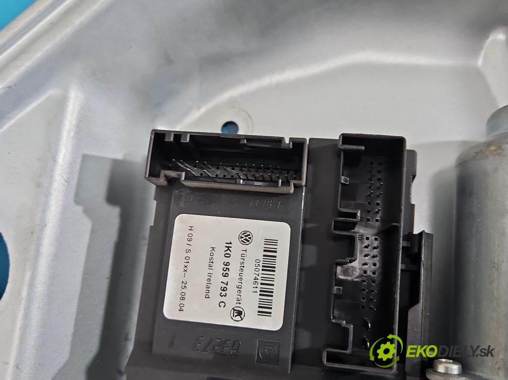 Skoda Octavia II 2004-2013 1.9 tdi 105 HP manual 77 kW 1896 cm3 5- mechanizmus okna predné ľavý 1T0959701