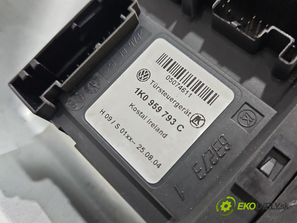 Skoda Octavia II 2004-2013 1.9 tdi 105 HP manual 77 kW 1896 cm3 5- mechanizmus okna predné ľavý 1T0959701