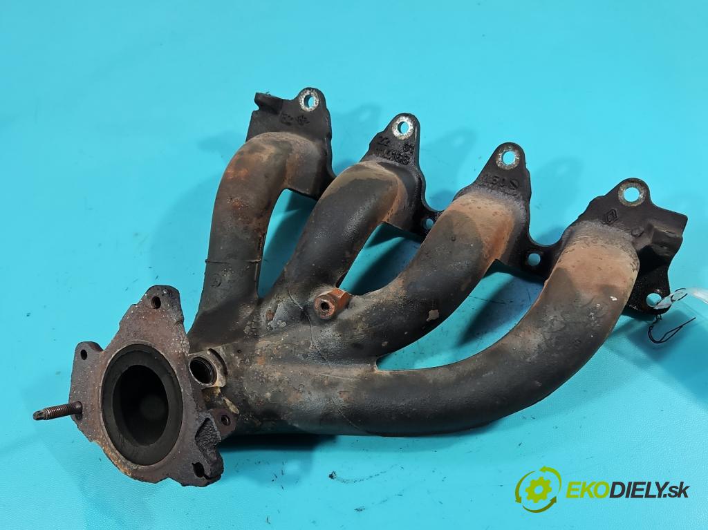 Renault Scenic I 1996-2003 1.6 16V 107 HP manual 79 kW 1598 cm3 5- potrubí výfuk  (Výfukové potrubí)