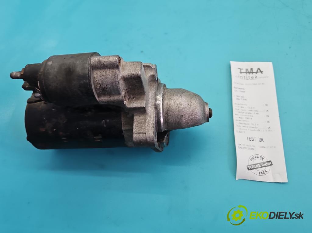 Bmw 3 E46 1998-2007 1.9 8V 118 hp manual 87 kW 1895 cm3 4- startér: 0001108157 (Startér)