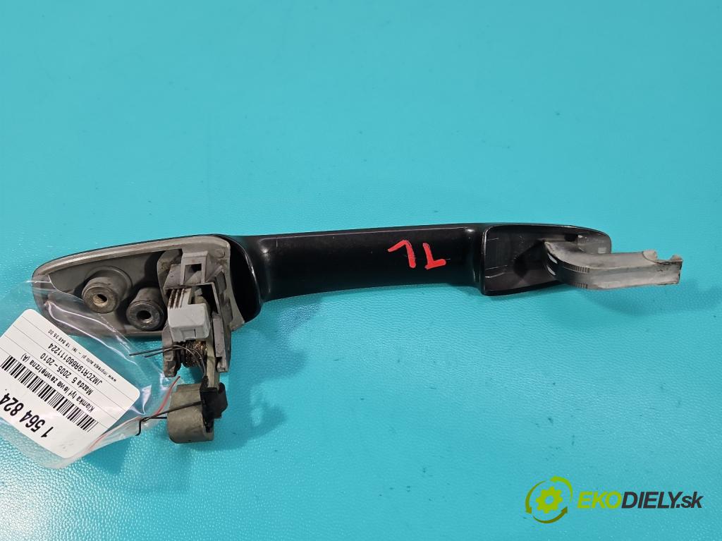 Mazda 5  2005-2010 2.0 citd 143 HP manual 105 kW 1998 cm3 5- rukoväť zadné ľavé mimo:  (Kľučka dverí ostatné)