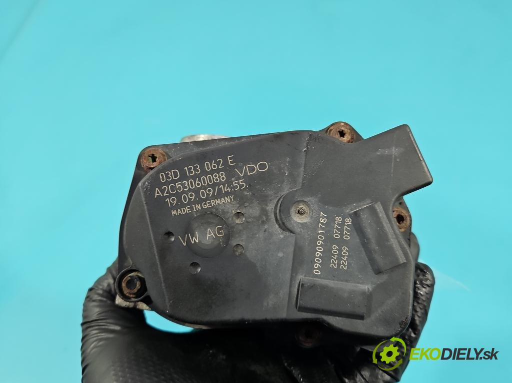 Seat Ibiza IV 6J 2008-2017 1.2 12V 69KM manual 51 kW 1198 cm3 3- klapka 03D133062E (Škrtiaca klapka)