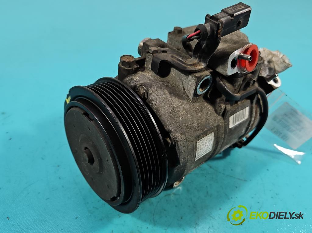 Seat Ibiza IV 6J 2008-2017 1.2 12V 69KM manual 51 kW 1198 cm3 3- Kompresor: klíma 6Q0820808G (Kompresor klimatizace)