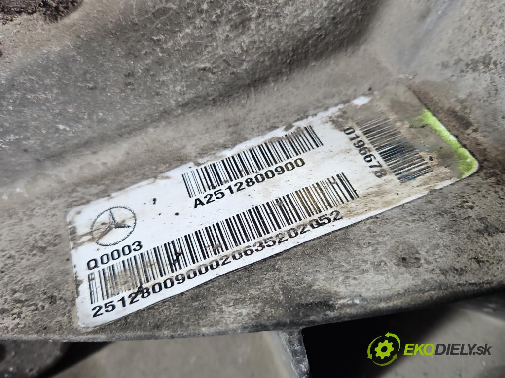 Mercedes ML W164 2005-2011 3.0 CDI V6 224 hp automatic 165 kW 2987 cm3 5- Redukce: A2512800900