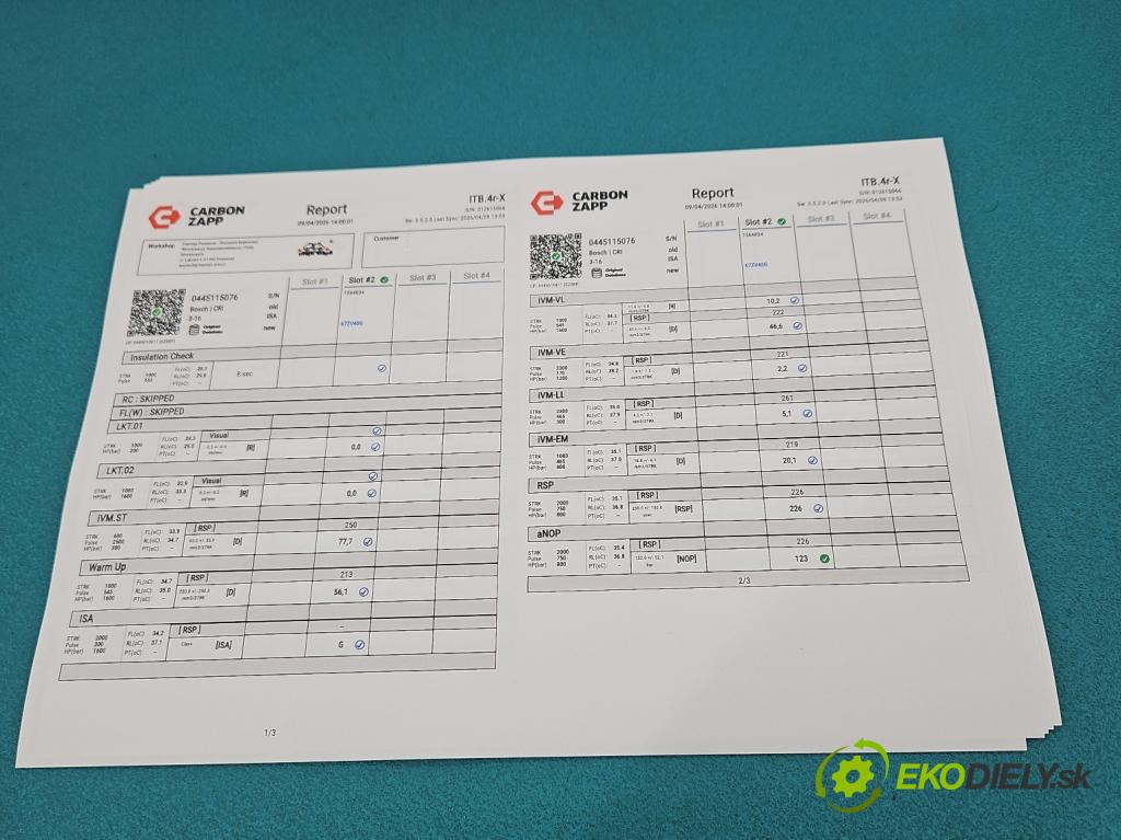 Mercedes ML W164 2005-2011 3.0 CDI V6 224hp automatic 165 kW 2987 cm3 5- vstrek 0445115076 (Vstrekovač paliva)