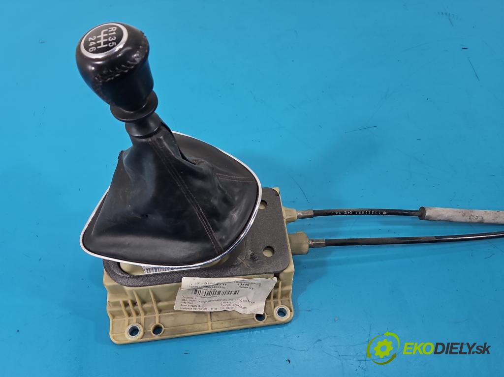 Fiat Bravo II 2007-2014 1.4 T 120 hp manual 88 kW 1368 cm3 5- kulisa změny stupňová 553455920 (Řadicí páka (kulisa) )