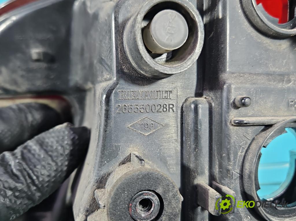 Renault Megane III 2008-2016 1.9 dci 131 HP manual 96 kW 1870 cm3 5- svetlo / reflektor zadné ľavé 265550028R (Kľučka dverí ostatné)