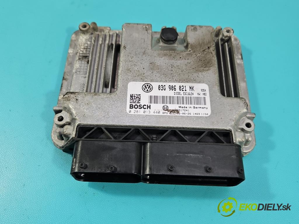 Vw Passat B6 2005-2010 2.0 tdi 140 HP manual 103 kW 1968 cm3 5- riadiaca jednotka motora 03G906021NK