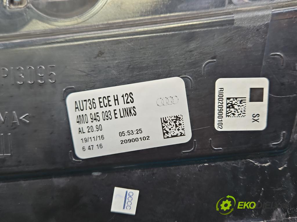 Audi Q7 2015- 3.0 TFSI 333KM: automatic 245 kW 2995 cm3 5- svetlo / reflektor zadné ľavé 4M0945093E (Kľučka dverí ostatné)