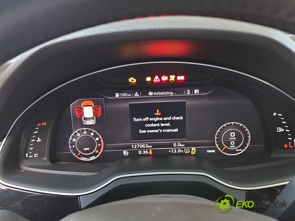 Audi Q7 2015- 3.0 TFSI CRE: 333KM: automatic 245 kW 2995 cm3 5- prístrojovka/ budíky 4M0920890B (Prístrojová doska)