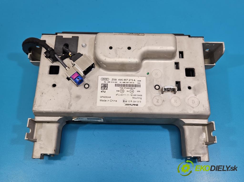 Audi Q7 2015- 3.0 TFSI CRE: 333KM: automatic 245 kW 2995 cm3 5- Zobrazit: 4M0857273A (Prístrojová doska)