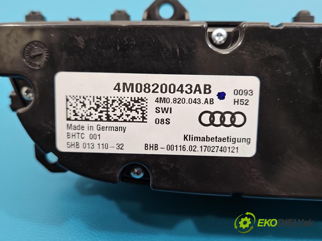 Audi Q7 2015- 3.0 TFSI CRE: 333KM: automatic 245 kW 2995 cm3 5- panel kúrenia 4M0820043AB