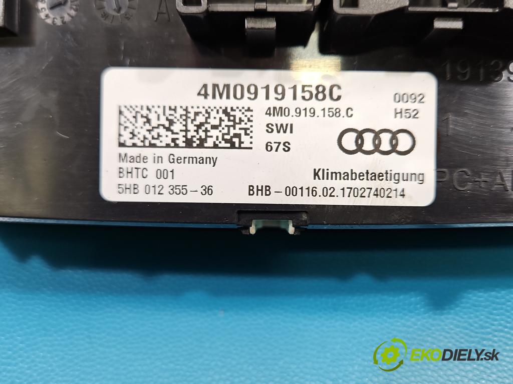 Audi Q7 2015- 3.0 TFSI CRE 333KM: automatic 245 kW 2995 cm3 5- palubní deska panel topení 4M0919158C