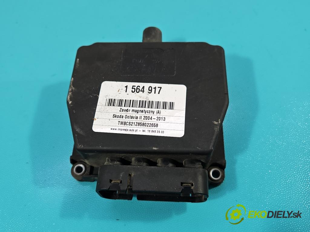 Skoda Octavia II 2004-2013 1.9 tdi 105 hp manual 77 kW 1896 cm3 5- ventil magnetický: 6Q0906625 (Ventil ostatní)