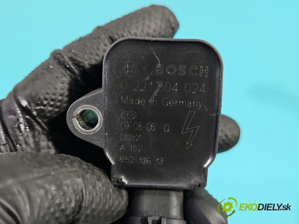 Fiat Bravo II 2007-2014 1.4 T 120 hp manual 88 kW 1368 cm3 5- cívka zapalovací 0221504024 (Zážehová cívka)