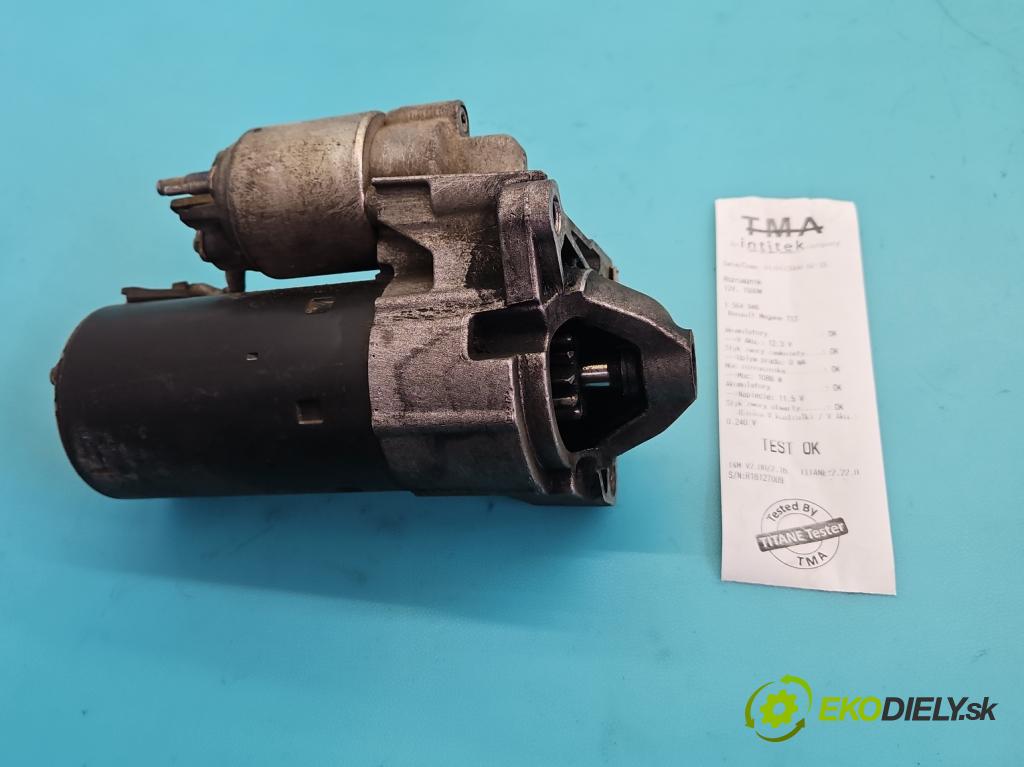 Renault Megane III 2008-2016 1.9 dci 131 hp manual 96 kW 1870 cm3 5- startér: 8200741476C (Startér)