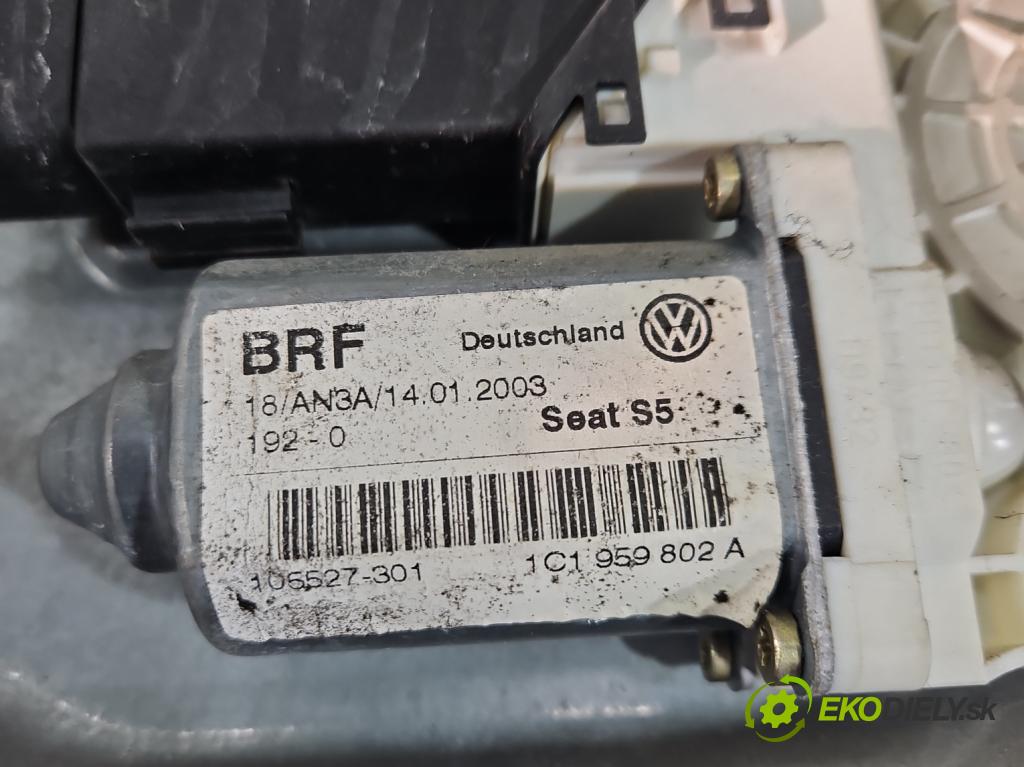 Seat Leon I 1999-2005 1.9 tdi 110 hp manual 81 kW 1896 cm3 5- mechanismus stahování přední pravý 1C1959802A