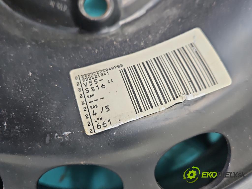 Vw Passat B6 2005-2010 2.0 tdi 140 hp manual 103 kW 1968 cm3 5- Felga ocelový 16"