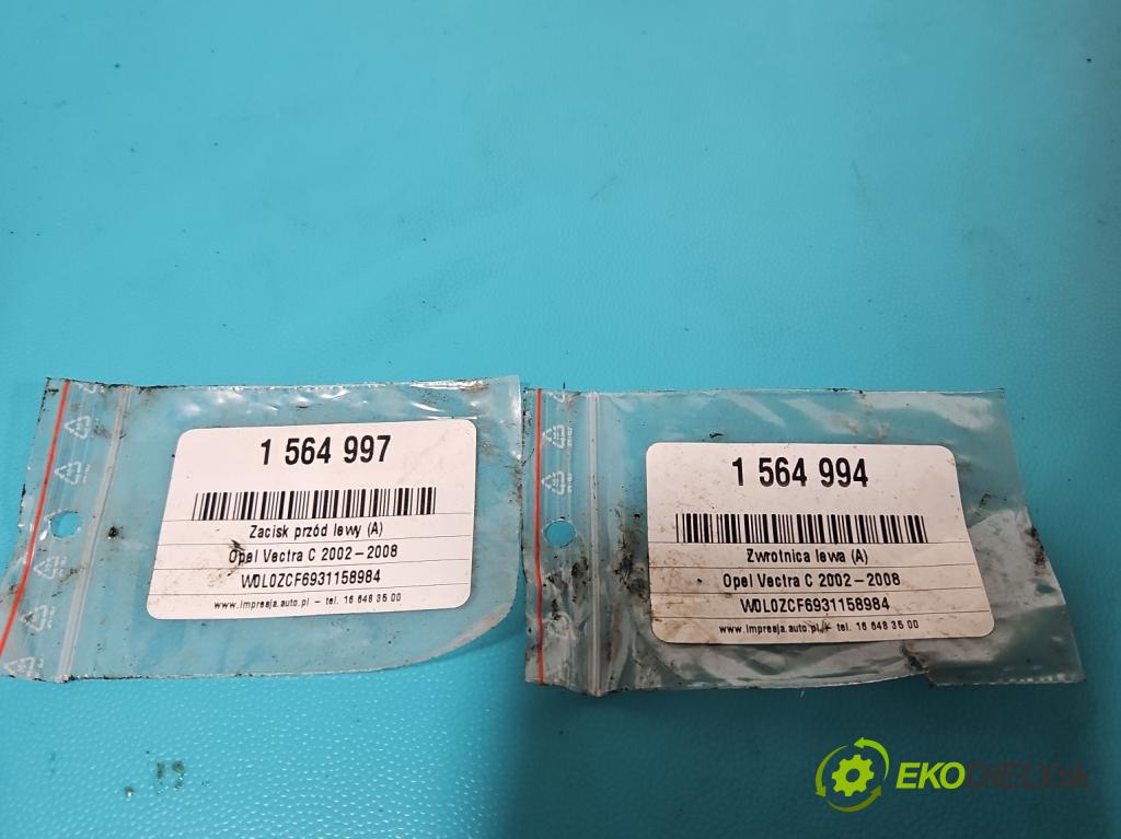 Opel Vectra C 2002-2008 2.0 dti 101 HP manual 74 kW 1995 cm3 4- brzdič predné ľavý  (Kľučka dverí ostatné)