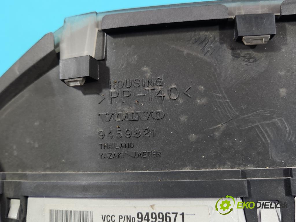 Volvo S80 I 1998-2006 2.5 tdi 140 HP automatic 103 kW 2461 cm3 4- prístrojovka/ budíky 9499671 (Prístrojová doska)
