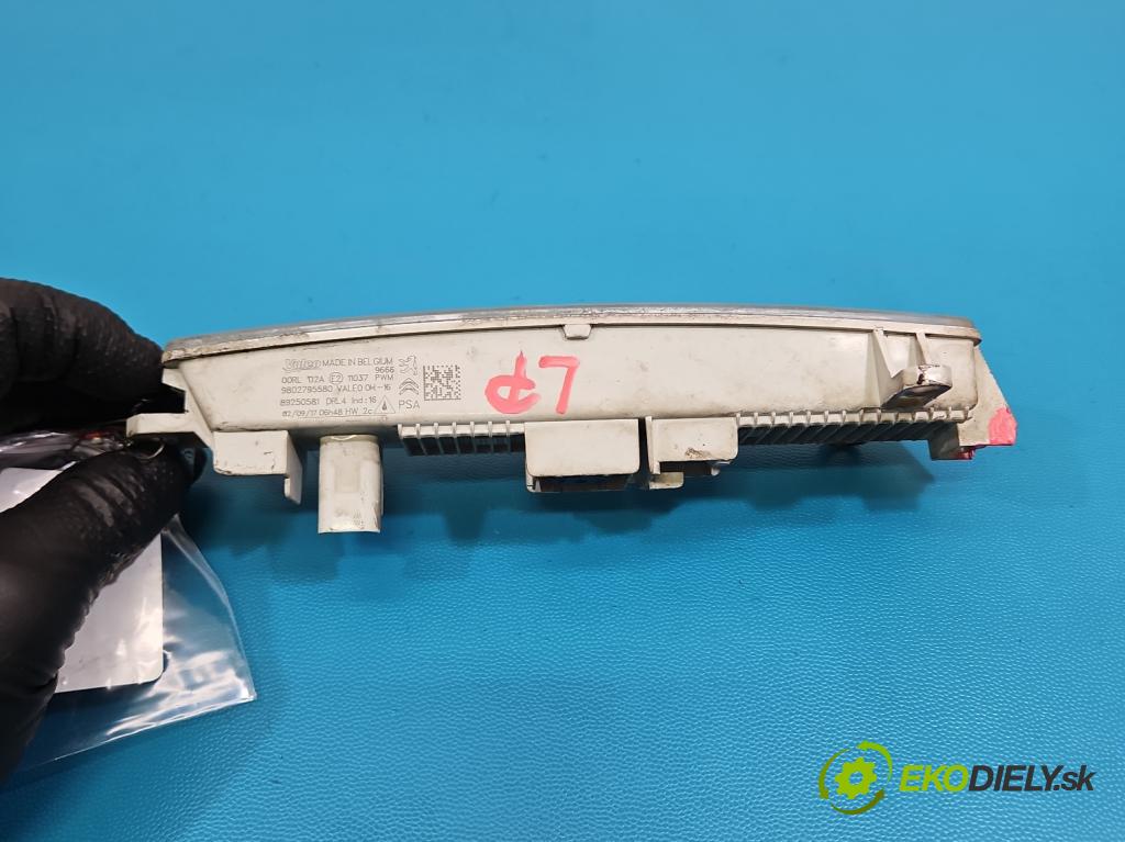 Peugeot 301 1.6 hdi 99 HP manual 73 kW 1560 cm3 4- Svetlo: prevádzky ľavé 9802795580